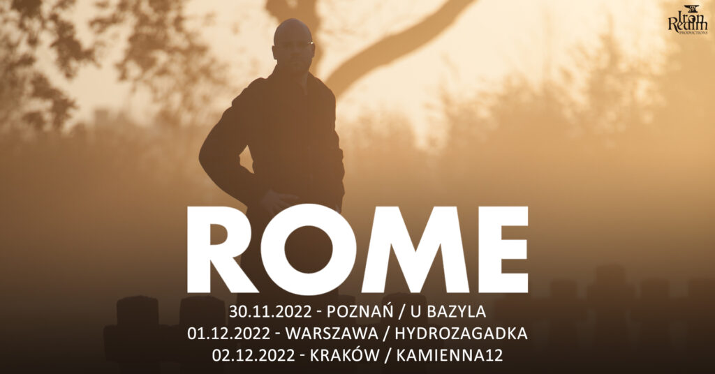 Rome Anxious Magazine 3 koncerty w Polsce