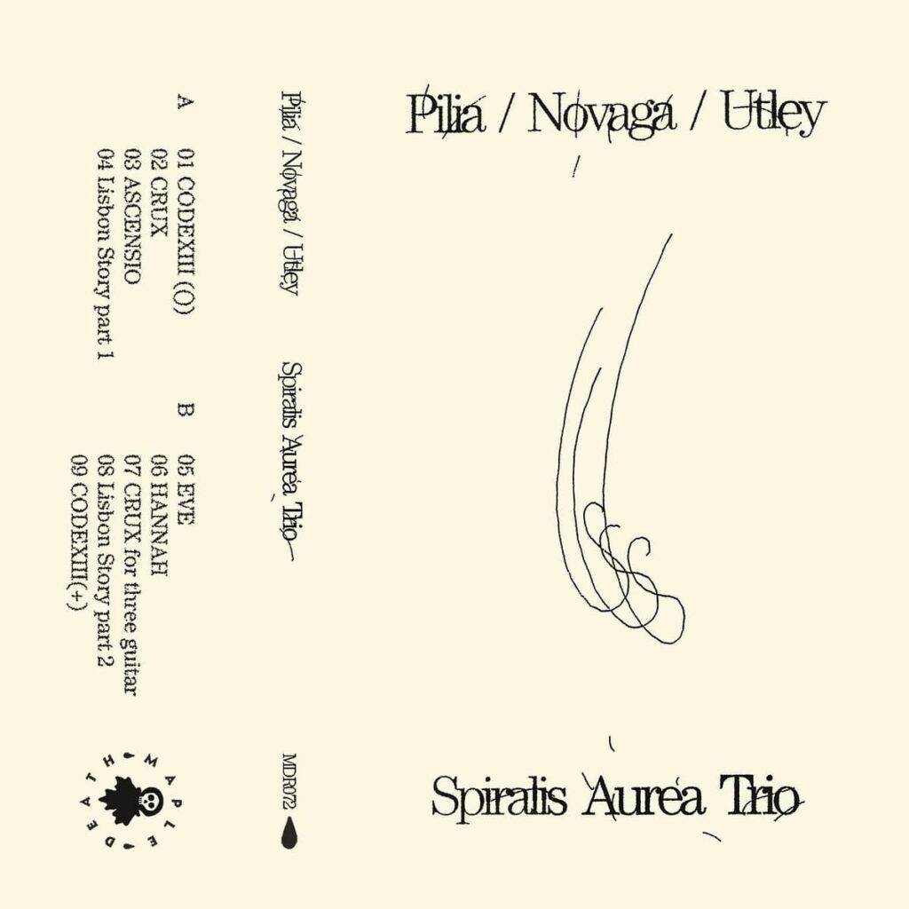 Anxious magazine Stefano Pilia, Alessandra Novaga, Adrian Utley – Spiralis Aurea Trio